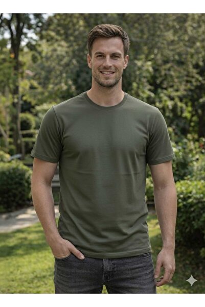 EAS GİYİM تي شيرت دوز بيسكليت كولار