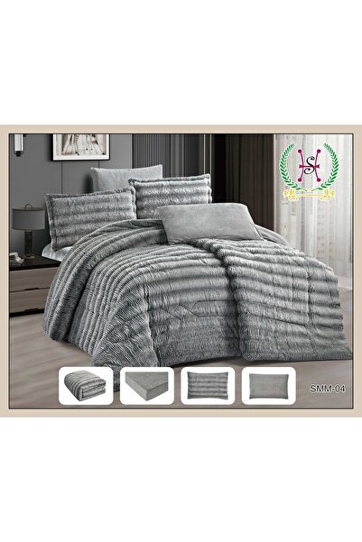 ALMIADD SMM Winter Soft Fur Bedspread (6 Pieces) - Double Size - 230x250
