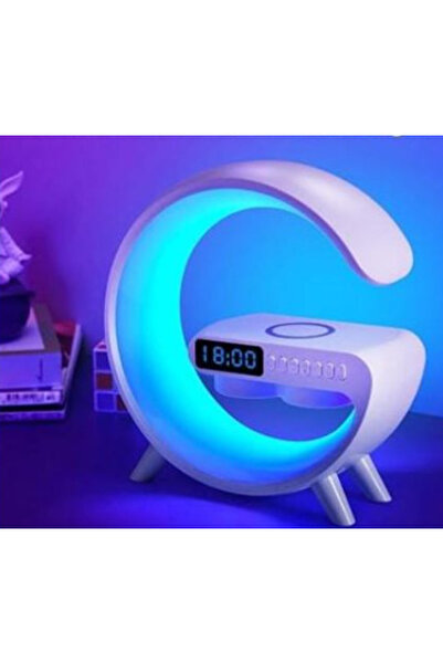 Royal Smart LED Lamp – RGB Lighting, 15W Wireless Charging, Bluetooth, Clock ...