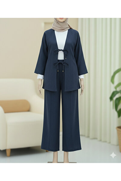 bellura Tie-Front Kimono Set