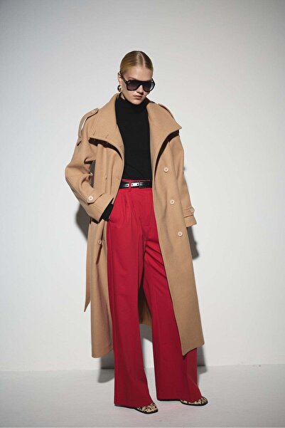 tailor's room High Collar Coat - Beige