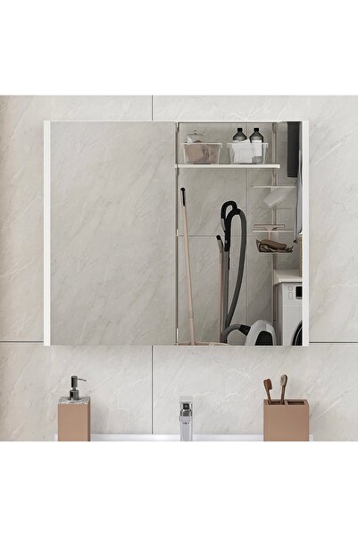EC HOMEDESİGN 2 kapaklı aynalı banyo dolabı