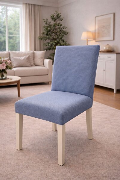 beyvetçe ( 6 ADET )KARADESEN DESEN KUMAŞ Likrali Sandalye Örtüsü, Lastikli, E...