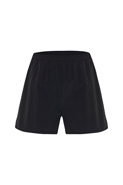 Mudo Elastic Waist Mini Shorts
