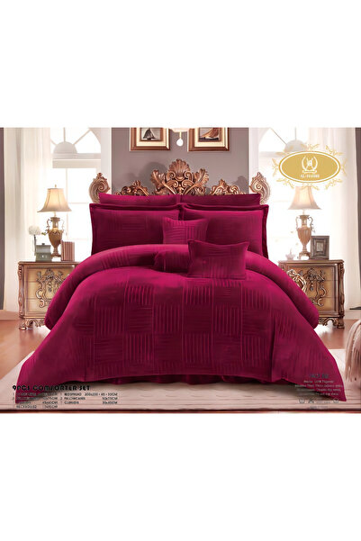 ALMIADD OCT Velvet Striped Duvet (9 Pieces) - Hotel Touch - Double Size - 240...