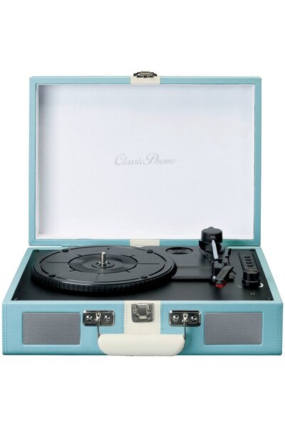 Lenco Sistem audio mini TT-110 albastru/alb