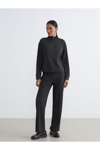 LC Waikiki Vizyon New Season Patterned Women's Sweatpants with Elastic Waist