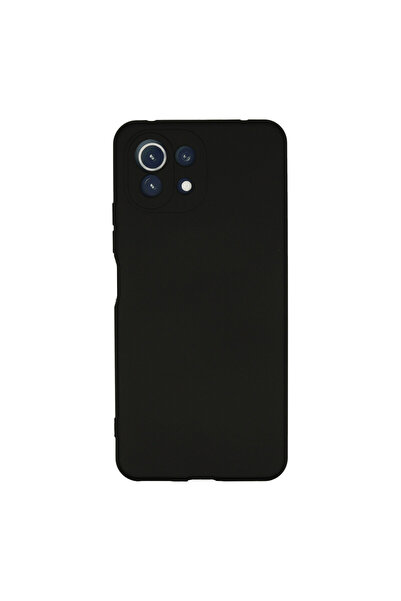 cepmoda غطاء حماية من السيليكون مخملي الملمس لهاتف MI 11 LITE - أسود