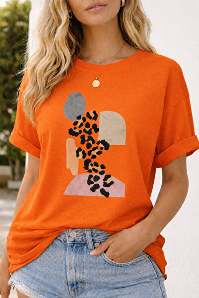 ArtYus Dama Tasarım Chill Concept Cotton Relaxed Fit Round Neck Unisex T-Shirt