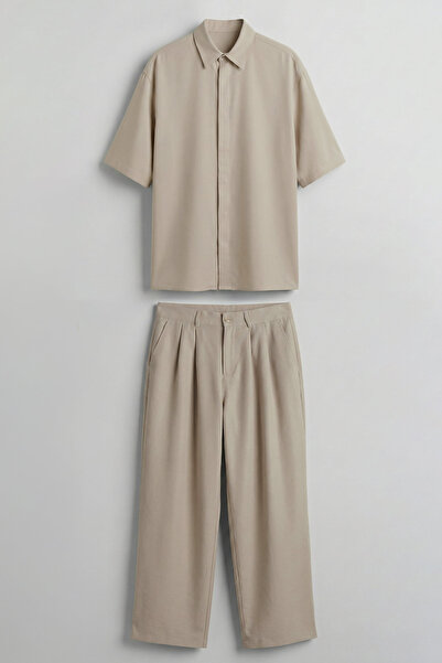 ablukaonline Set de supradimensionat piese pentru bărbați, cămașă și pantalon...