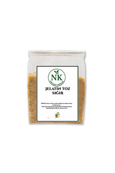 nk organik بودرة الجيلاتين 25 غرام