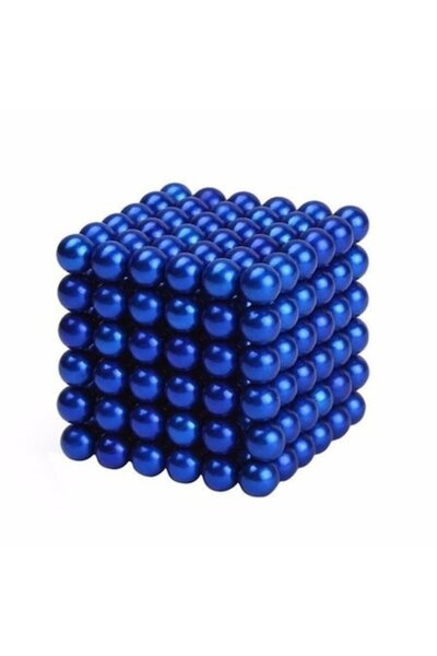 Zanox ® Magnetic Balls Game, 216 Magnetic Balls, Blue, 5 mm