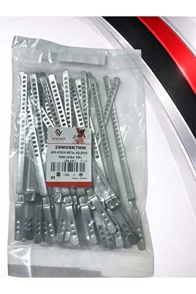 WEWO PARTS Aks Körük Kelepçe METAL (24) Kısa 7mm (25'Lİ)