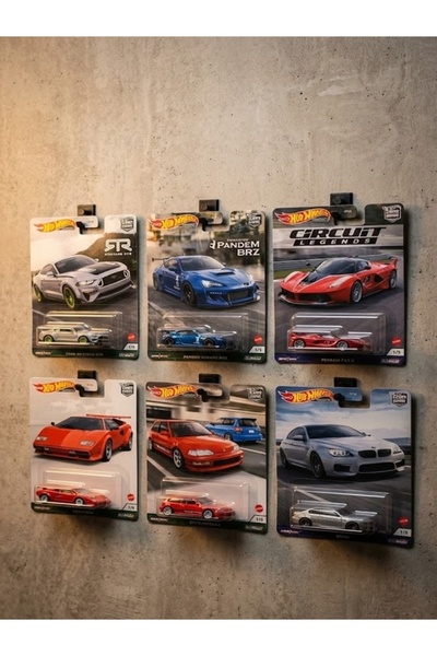 HOT WHEELS Koleksiyonunuzu Duvara Taşıyın: Premium Uyumlu Askı Aparatı (25 Adet)