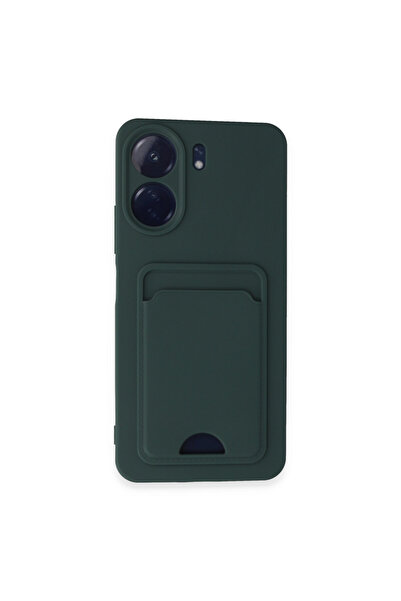 cepmoda حافظة سيليكون REDMİ "13C" K حامل بطاقات i - تصميم نحيف E مرن مع بروز ...