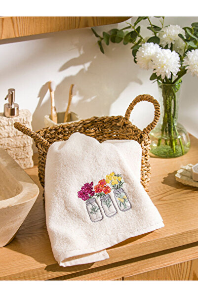 LC Waikiki Sparkling Choices from Shining Store Floral Embroidered Cotton Fac...