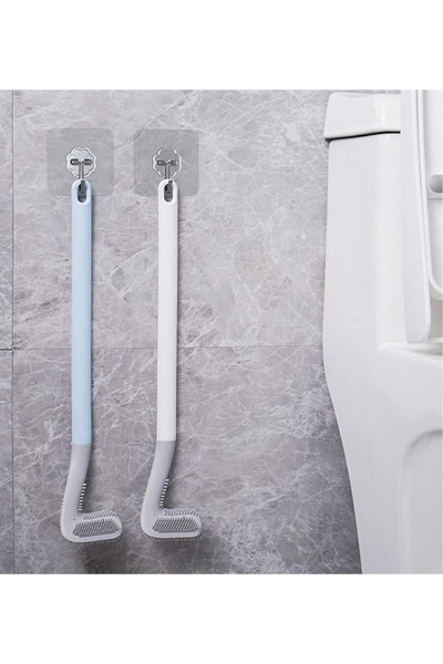 Privo Golf Design Silicone Toilet Brush Bendable Wc Toilet Bowl Cleaning Brus...