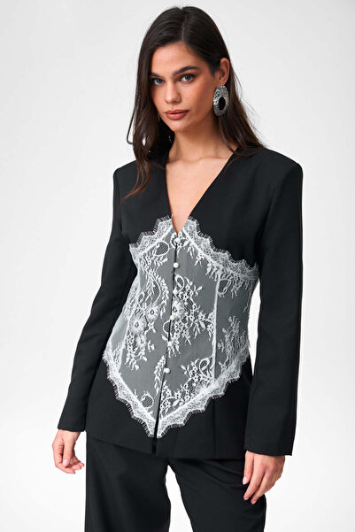 Andress Boutique Elara Blazer, Black