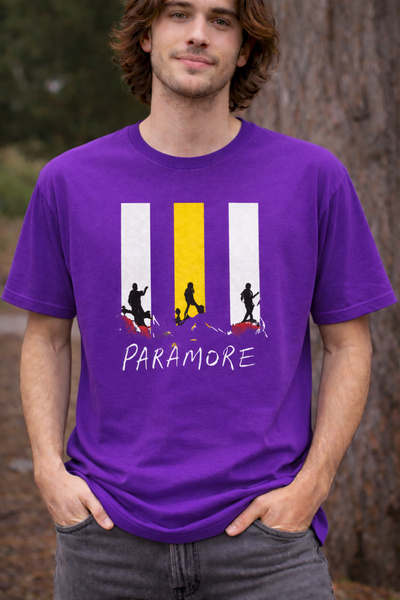 ArtYus Paramore Printed Cotton Relaxed Fit Round Neck Unisex T-Shirt