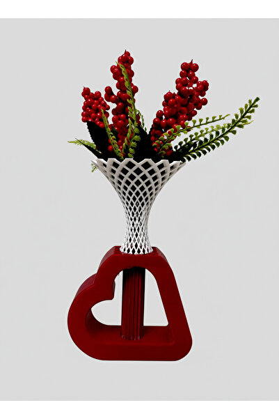 formix3d Kalpli Dekoratif Vazo | Modern 3D Tasarım Plastik Vazo | Minimal Ev ...