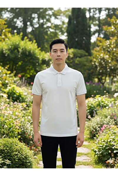 EAS GİYİM Buttoned Polo Collar T-Shirt