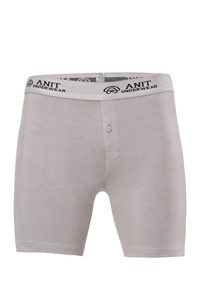 Anıt 10 Pieces Men's Large Size Lycra Long Boxers 92% Cotton 8% Lycra