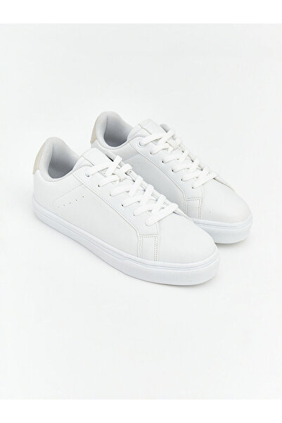 LC Waikiki Vizyon New Season Lace-Up Flat Sole Women's Sneaker Shoes