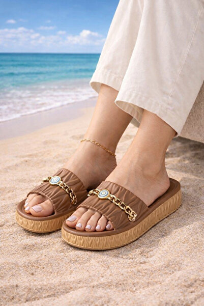 Behtah Kundura Stylish Design with Chain Open Front Beach Pool Garden Sea Sum...