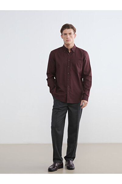 LC Waikiki Ozmarka New Season Standard Fit Wool Blend Gabardine Men's Trousers