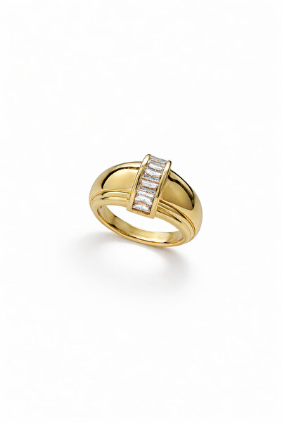 Venus Design Steel Stone Ring (Adjustable)