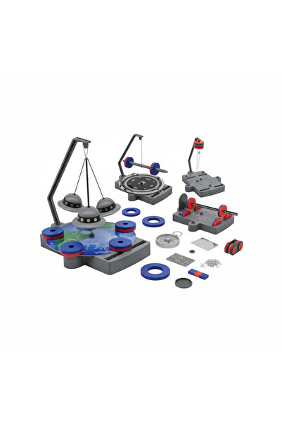 TUFY TOYS 12 IN 1 MANYETİK DENEY SETİ
