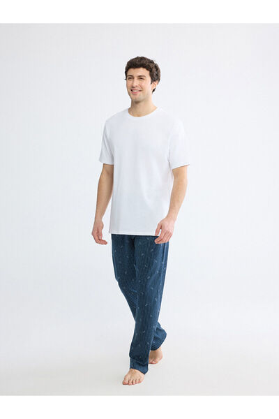 LC Waikiki Peak New Season Men's Pajama Bottoms with Elastic Waist