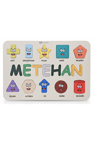 Tuiste Kişiselleştirilmiş İsme Özel Bebek Çocuk Hediyesi Ahşap Puzzle, Bebek ...