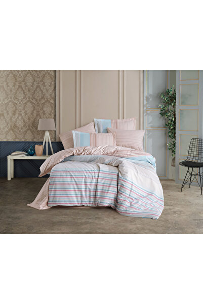 Hobby Cotton Poplin Bed Linen 2 Persons - Trella - Turquoise