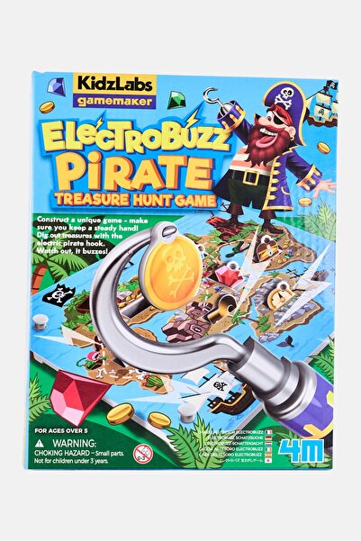 4M Kidzlabs Game Maker Electrobuzz Pirate Treasure Hunt Game