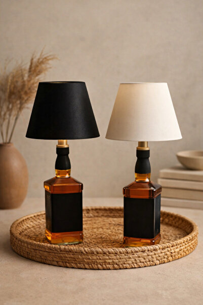 btm home Şarjlı Kablosuz Dokunmatik Şişe Başlıklı Lamba- 3 Farklı Renk Modu –...