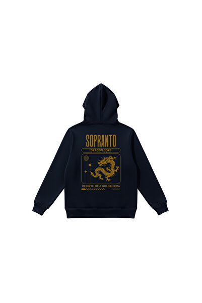 SOPRANTO Dragon Core Oversize Kapüşonlu Hoodie