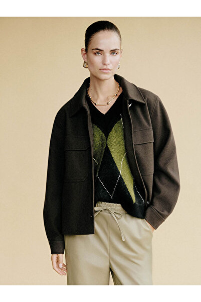 LC Waikiki Rmz Gi̇yi̇m Farkiyla Diamond Embroidered Women's Knitwear Sweater