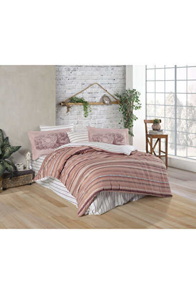 Hobby Cotton Poplin Bed Linen 2 Persons - Talisa Bronze