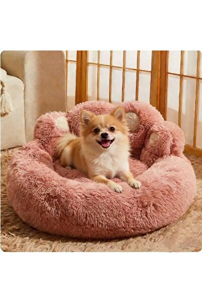 onestophube Peluş Yumuşak Kedi Yatağı - Köpek Yatağı Minder 55 CM