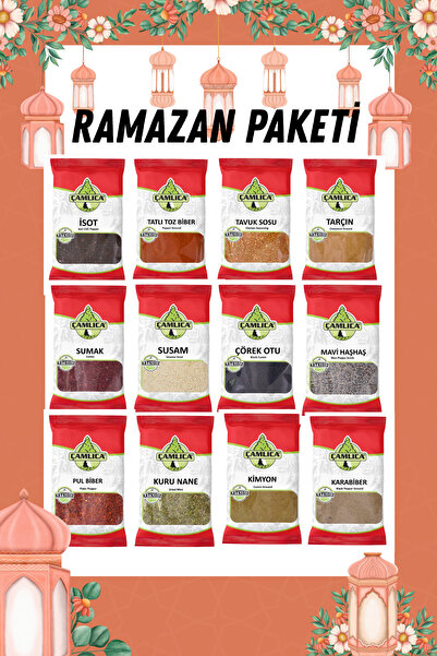 Çamlıca Baharat Ramazan paketi 12'li Ramazan'a Merhaba Paketi