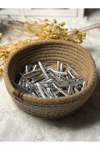 ADAA GIFT Pens 15 Adet Alüminyum Saç Pensi Kuaför Fön Pensi