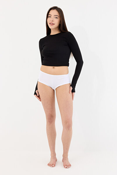 Naphor Air Beyaz Boyshort Külot