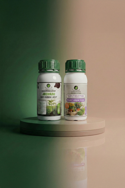 Carbonado Jeohum Sıvı Hümik Asit 250 ml + Plant Grow Food 250 ml Sıvı Organik...