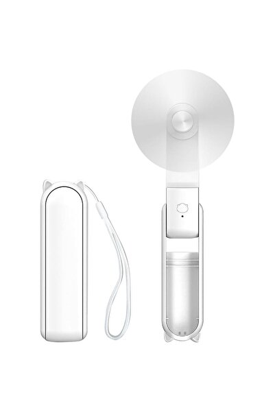 Baeskii مروحة محمولة قابلة للطي بثلاث سرعات، مروحة صغيرة تعمل بالبطارية، مناس...