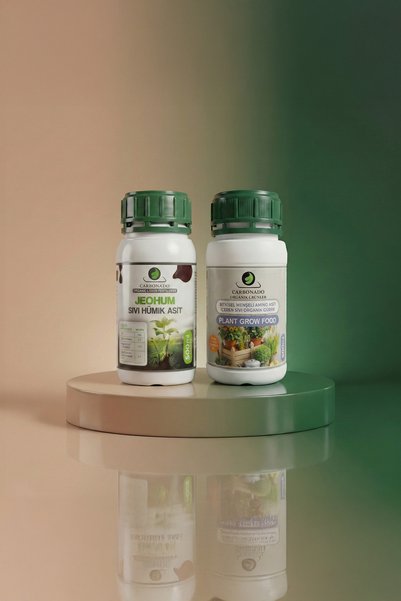 Carbonado Jeohum Sıvı Hümik Asit 500 ml + Plant Grow Food 500 ml Sıvı Organik...