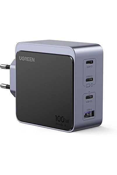 Ugreen Nexode Air 100W 4-Port GaN Fast Charger EU Hızlı Şarj Adaptörü
