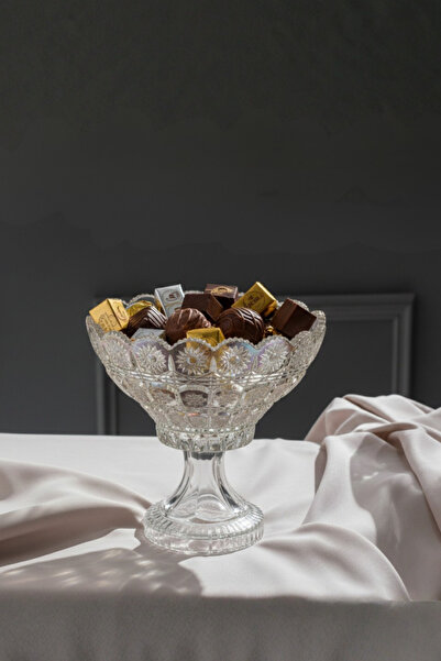 rova tr Mira Series Glass Titanium Coated Bowl - Multi-Purpose Fruit Plate, P...