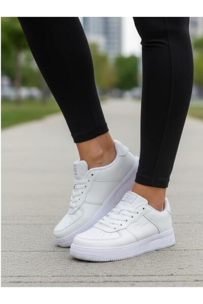 ellaboni Finster Wmn White Women's Sneaker Skin Sports Shoes Sneaker