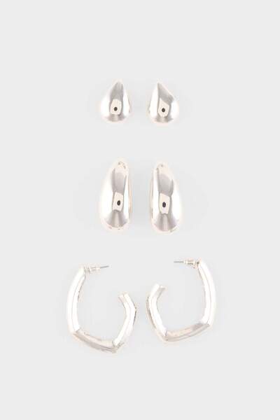 DeFacto Women's 3-Piece Earrings G4451Axns